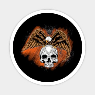 Skull and Eagle Magnet